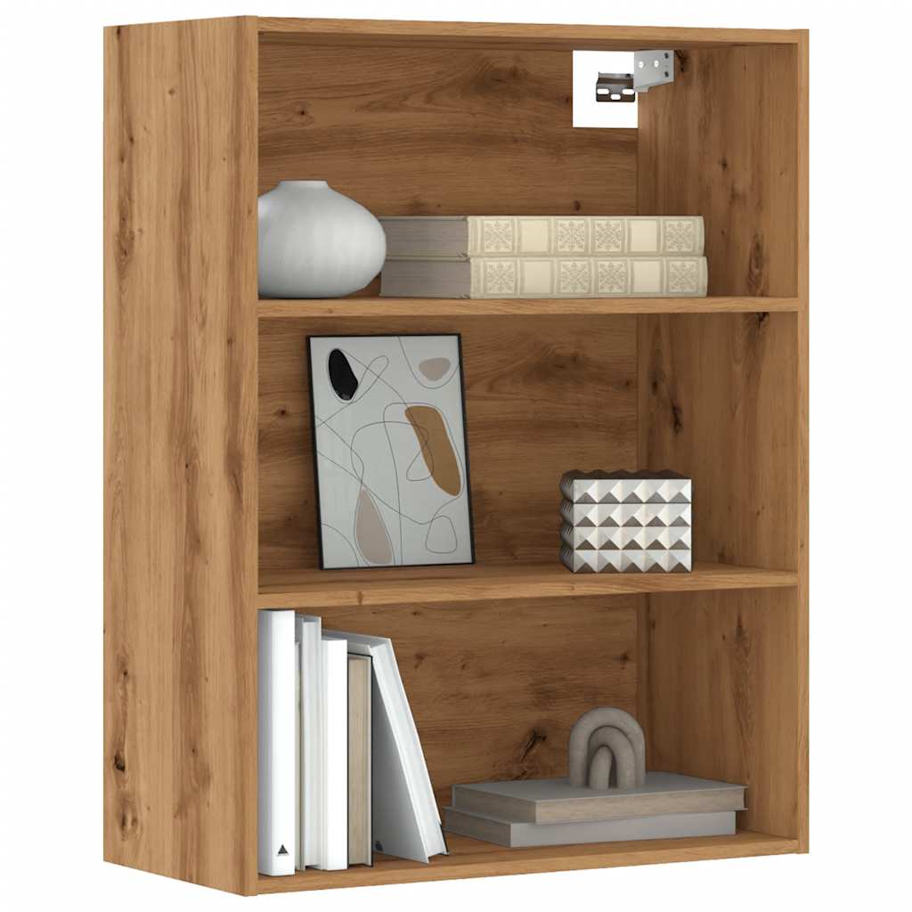 Hanging Wall Cabinet Artisan Oak 69.5x32.5x90 cm - Design Hut