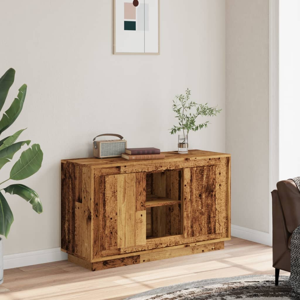 Sideboard Old Wood 102x35x60 cm Engineered Wood - Design Hut