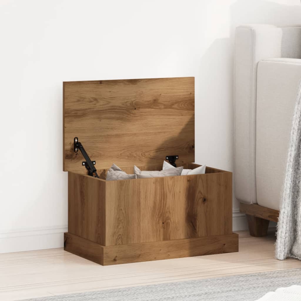 Storage Box Artisan Oak 30x50x28 cm Engineered Wood - Brittle & Co