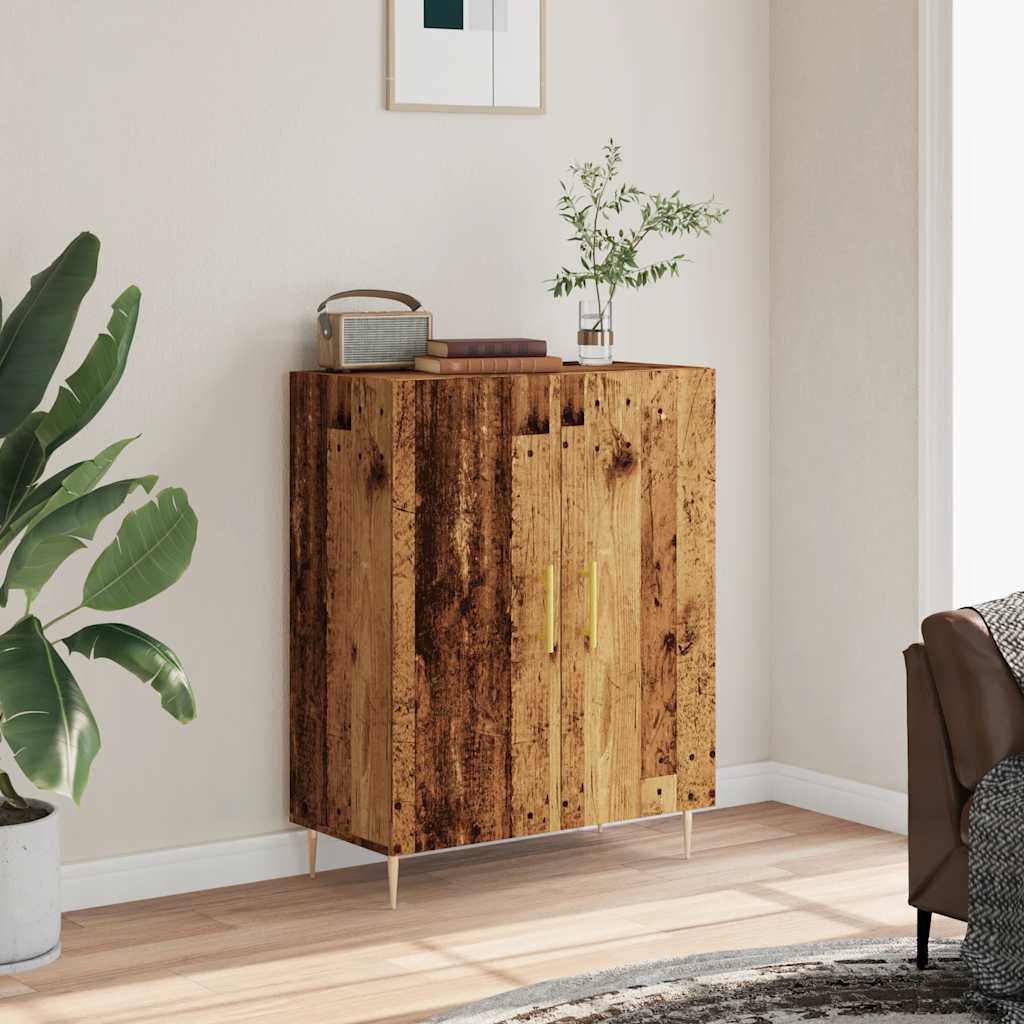 Sideboard Old Wood 69.5x34x90 cm Engineered Wood - All Things Good