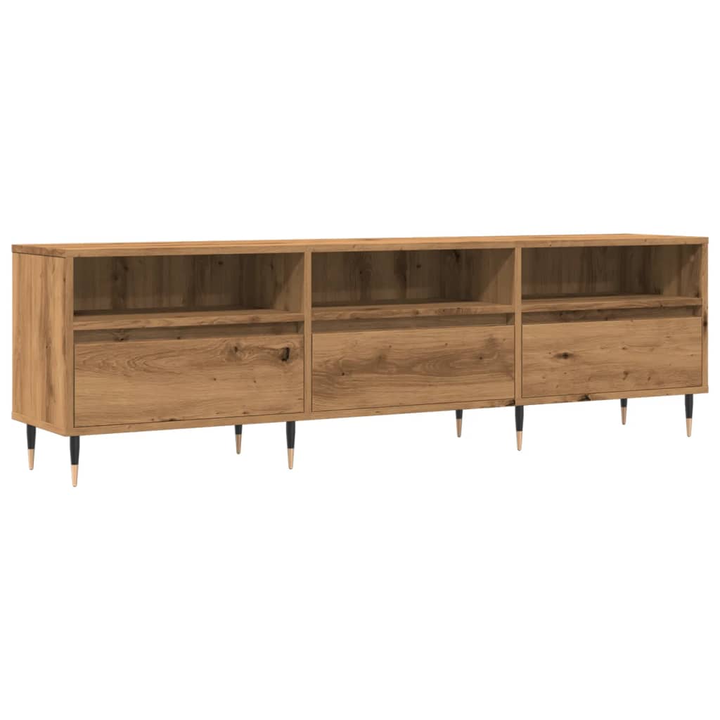 TV Cabinet Artisan Oak 150x30x44.5 cm Engineered Wood - Casper Homes