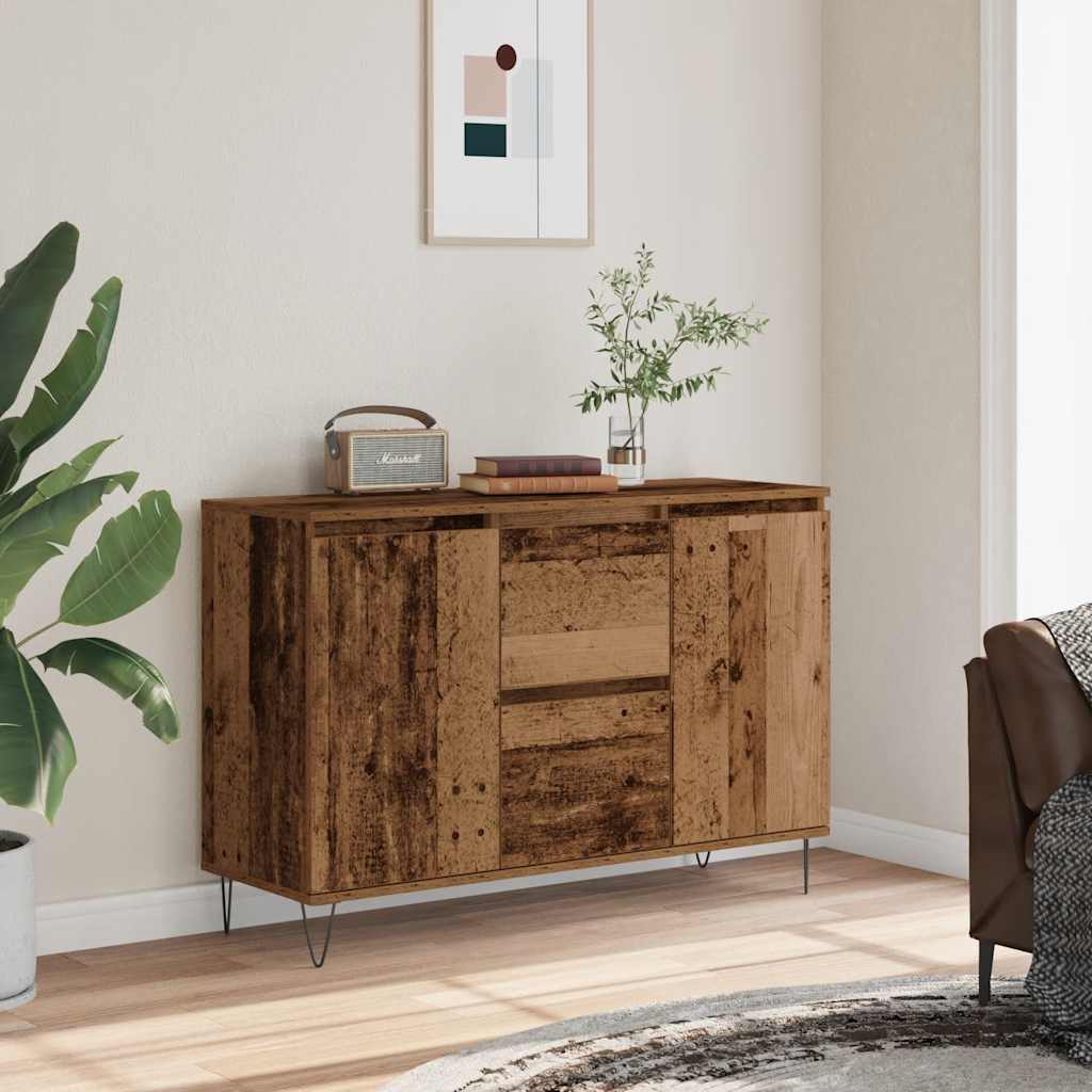 Sideboard Old Wood 104x35x70 cm Engineered Wood - Casper Homes