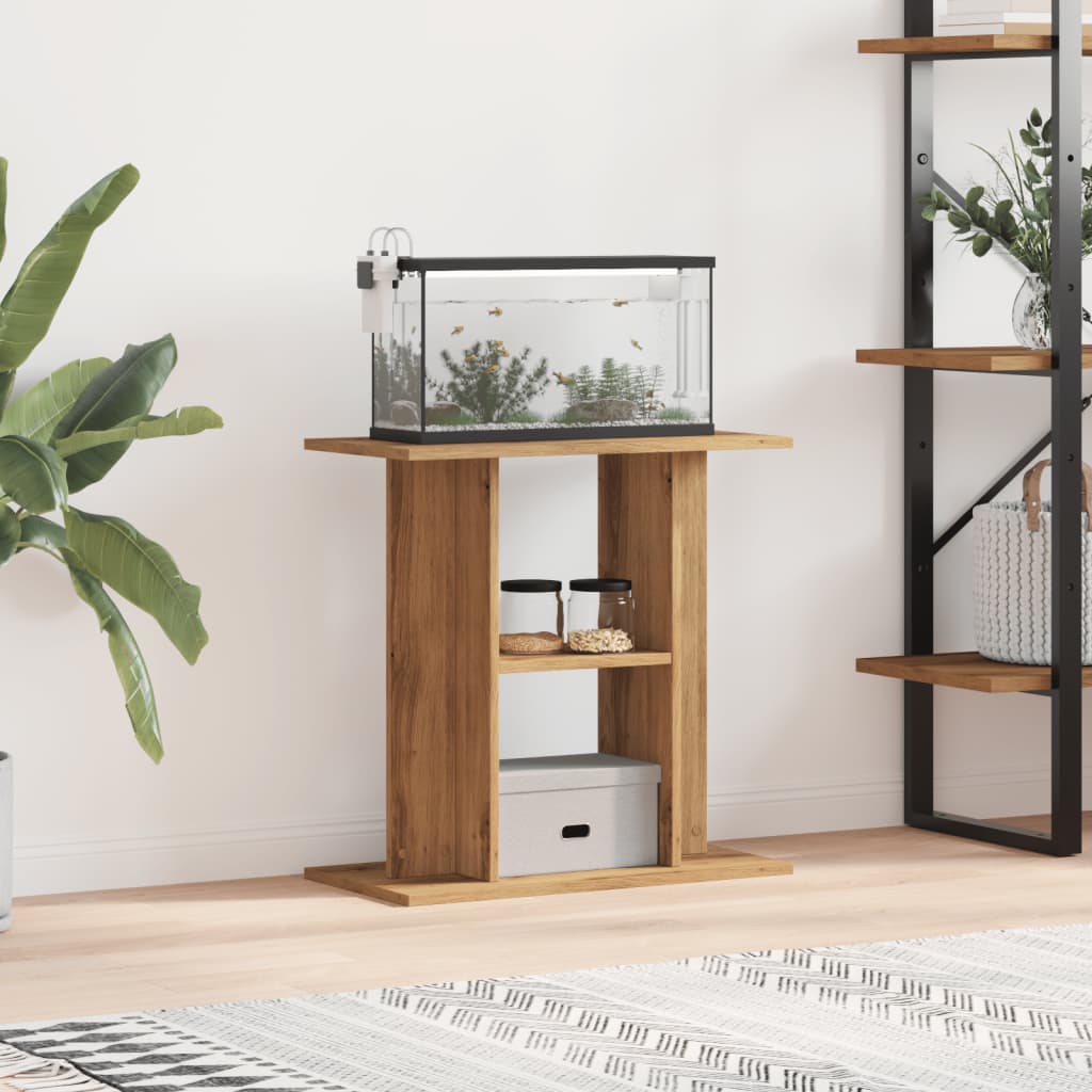 Aquarium Stand Artisan Oak 60x30x60 cm Engineered Wood - All Things Good