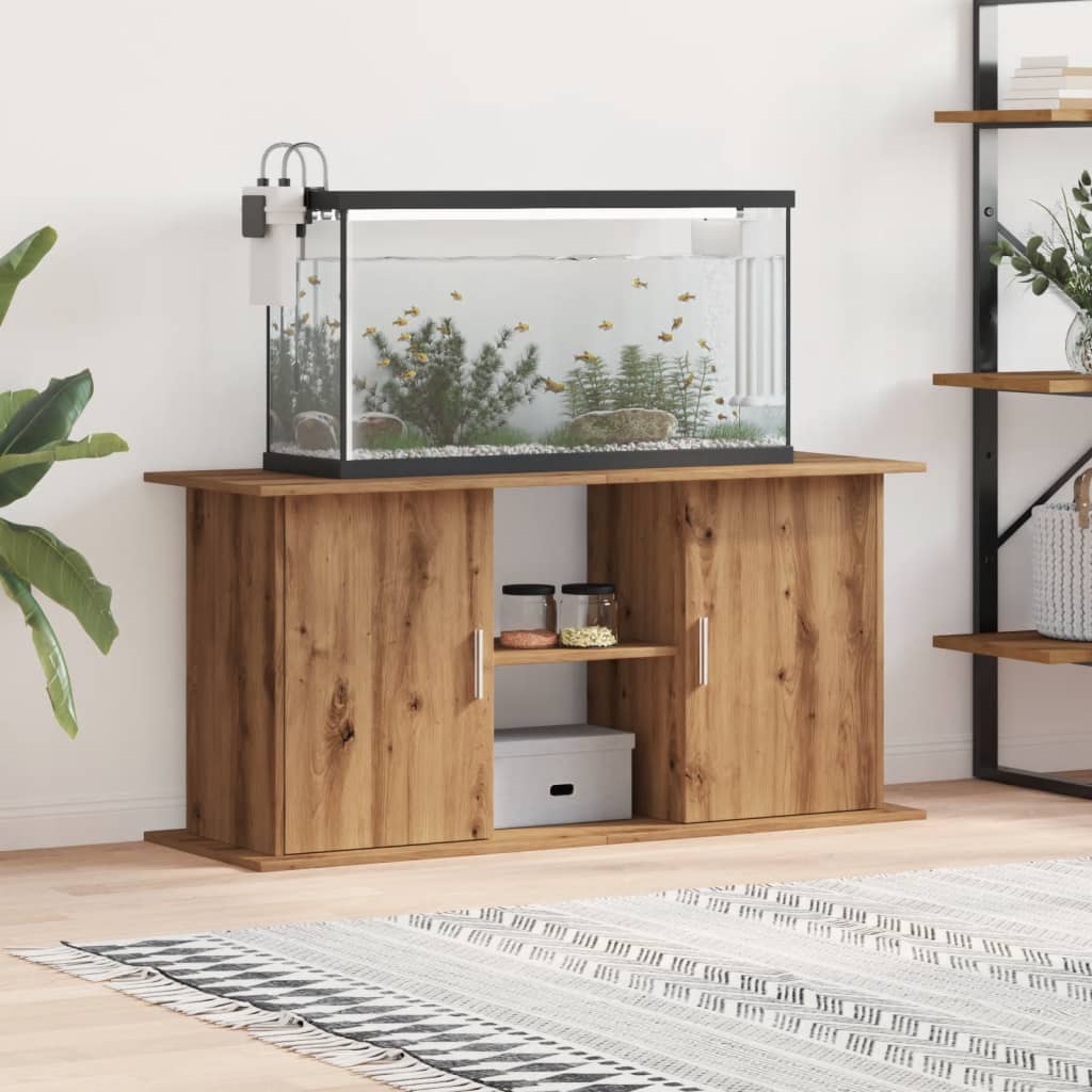 Aquarium Stand Artisan Oak 121x41x58 cm Engineered Wood - Merkel Designers