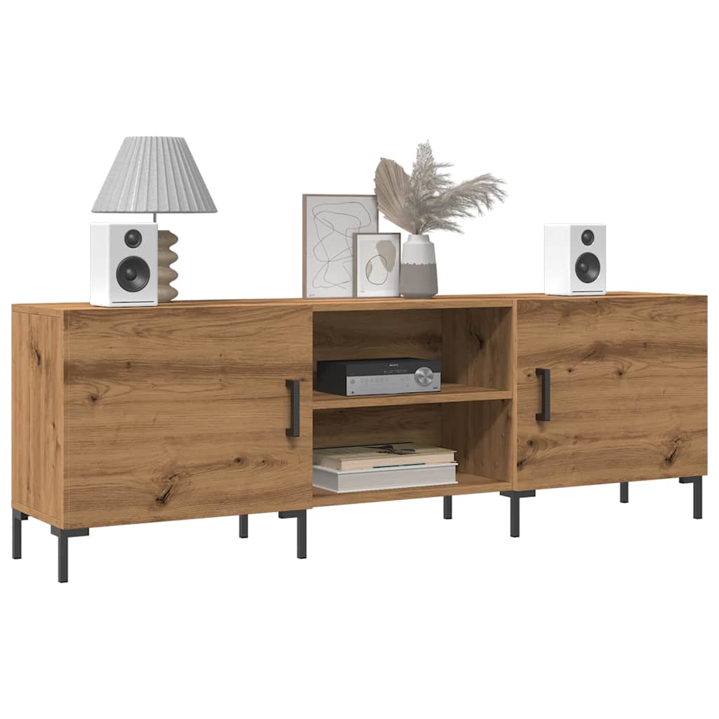 TV Cabinet Artisan Oak 150x30x50 cm Engineered Wood - Discount Dealers