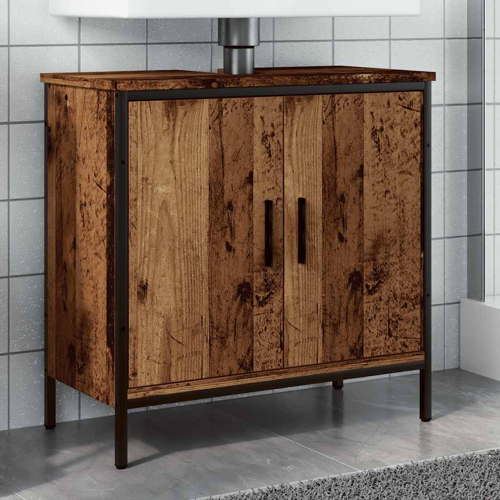 Sink Cabinet Old Wood 60x30x60 cm Engineered Wood - Design Hut