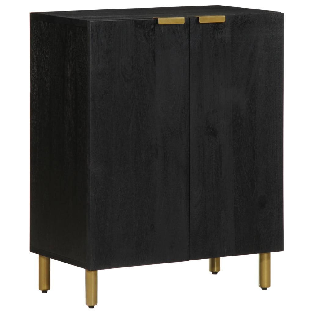 Sideboard Black 60x33x75 cm Engineered Wood - Decor Base