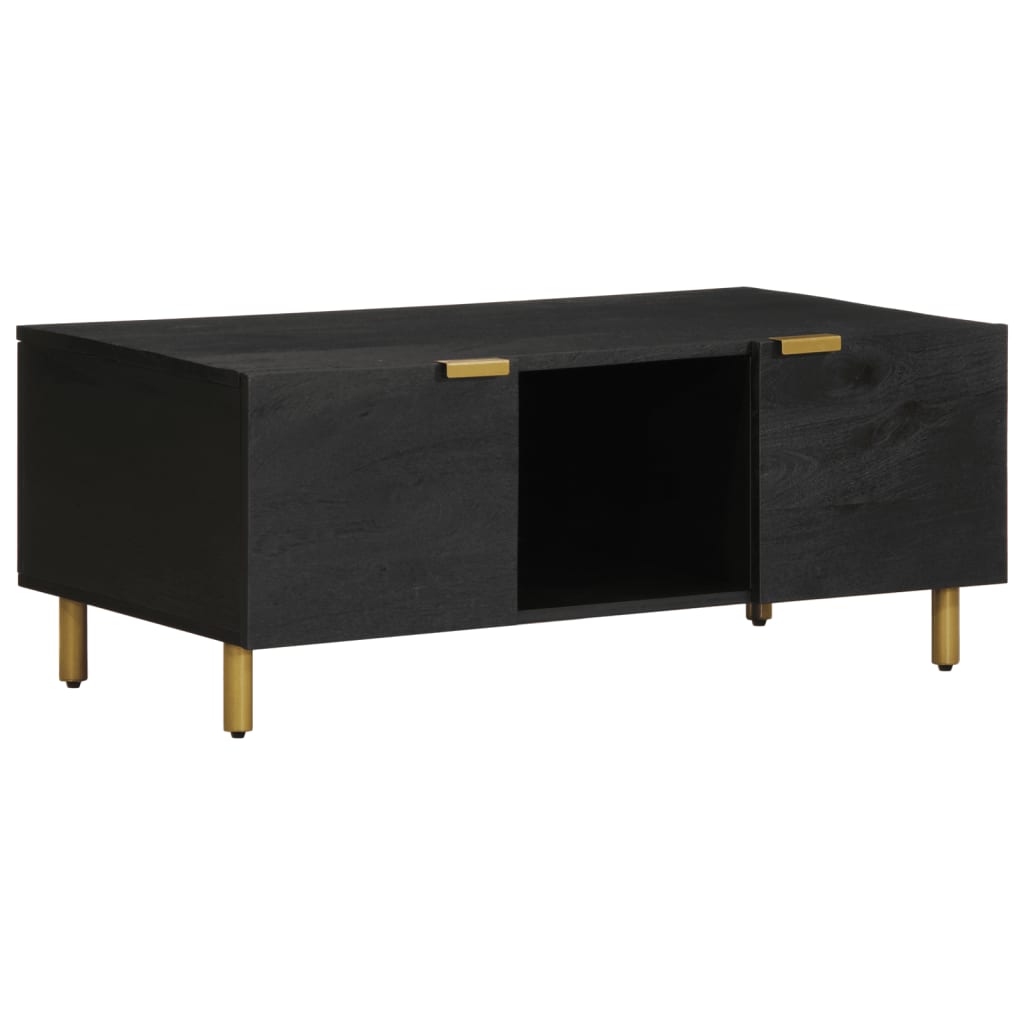 Coffee Table Black 100x54x40 cm Engineered Wood - Decor Base