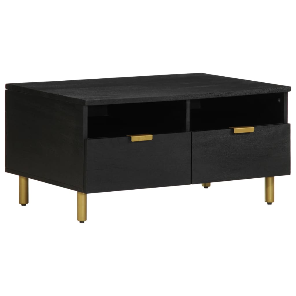 Coffee Table Black 80x54x40 cm Engineered Wood - All Things Good