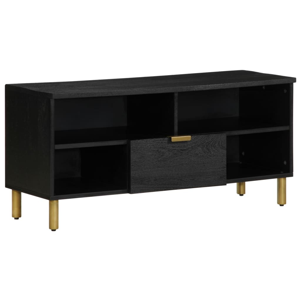 TV Cabinet Black 100x33x46 cm Engineered Wood - Tyrell & Tyrell