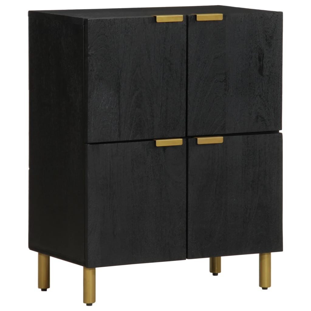 Sideboard Black 60x33x75 cm Engineered Wood - Brittle & Co