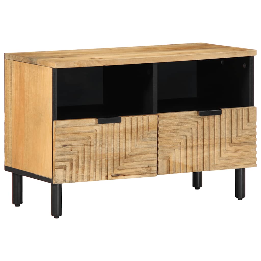 TV Cabinet Brown 70x33x46 cm Solid Wood Mango - Unbeatable Bargains