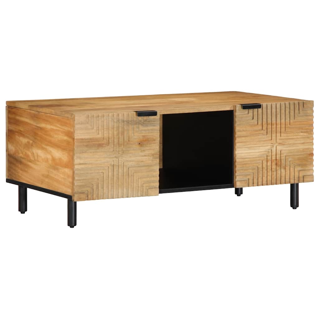 Coffee Table Brown 100x54x40 cm Solid Wood Mango - Decor Base