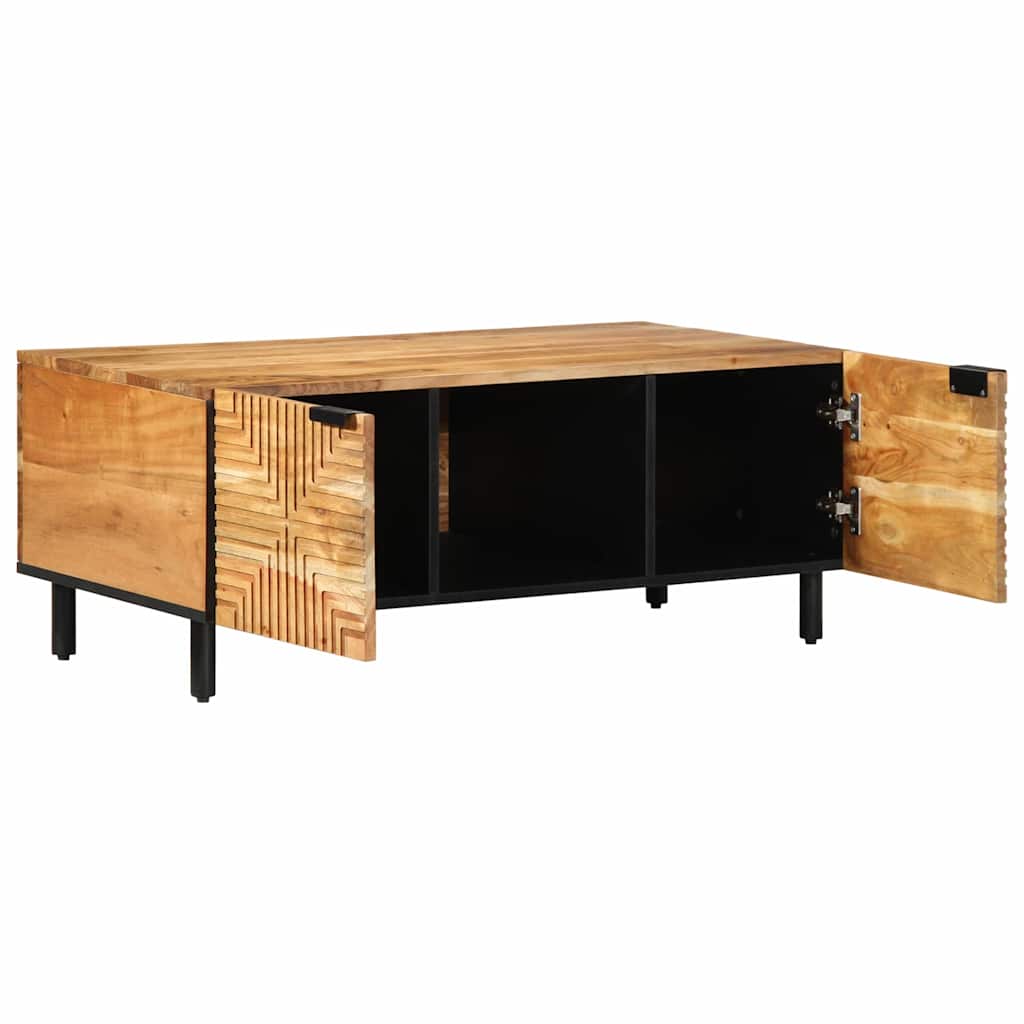 Coffee Table 100x54x40 cm Solid Wood Acacia - Merkel Designers
