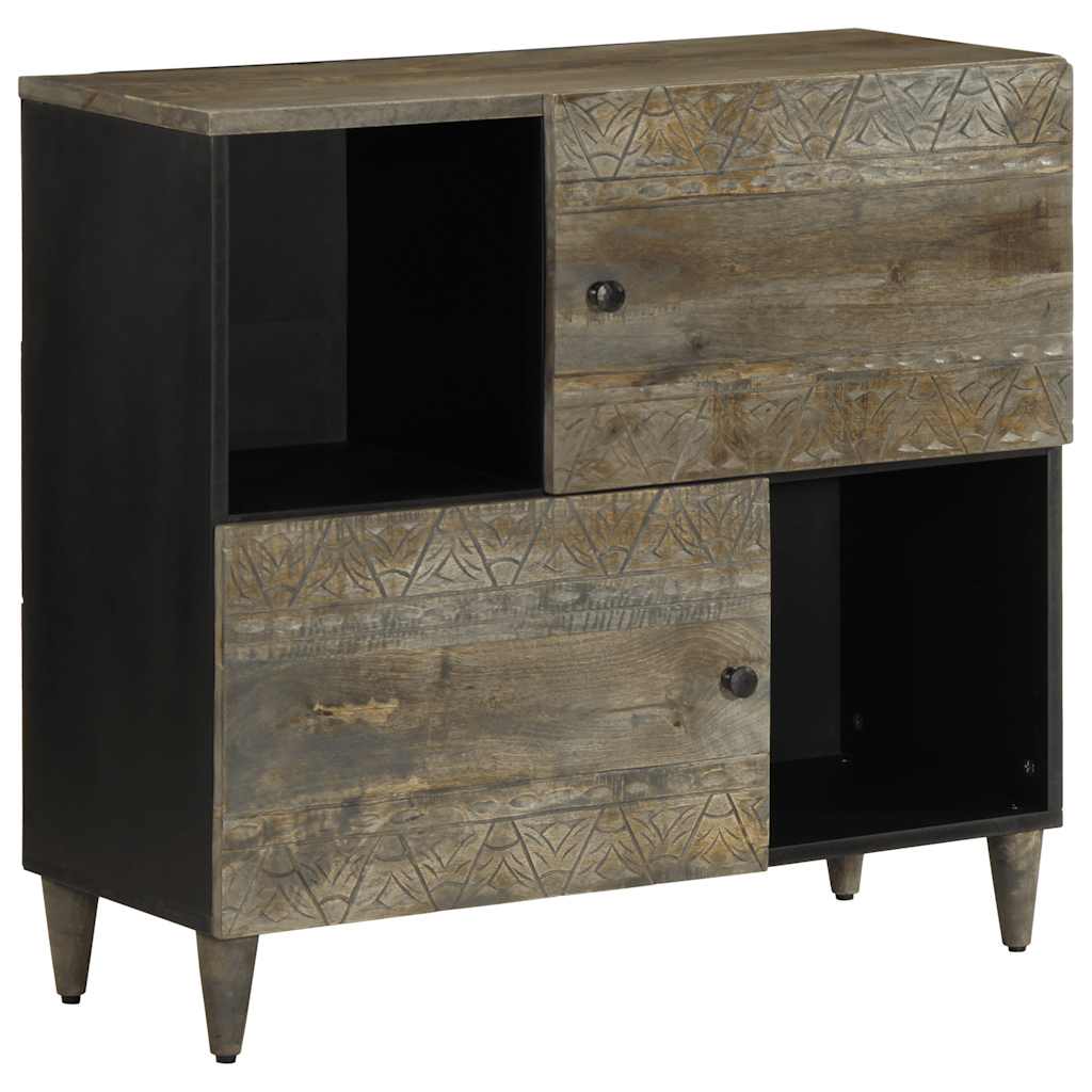 Sideboard 80x33x75 cm Solid Wood Mango - Merkel Designers