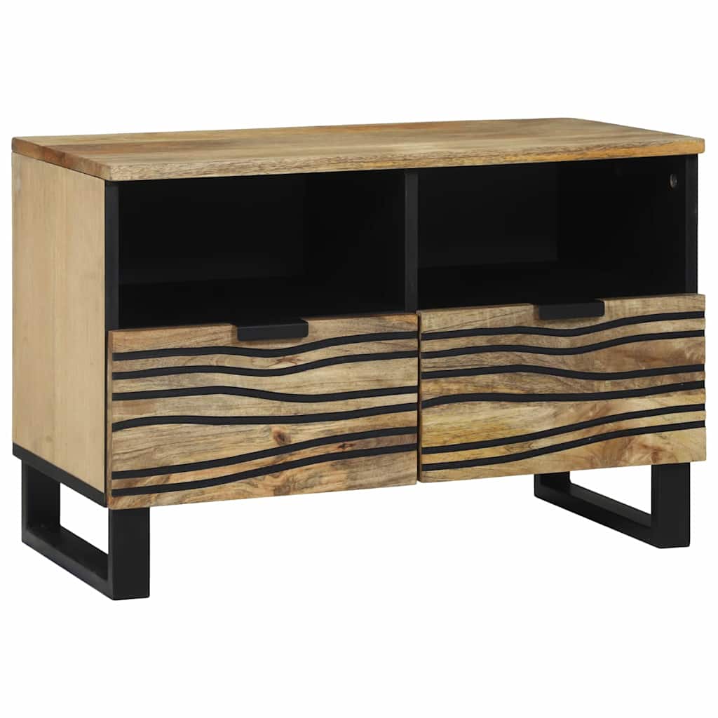 TV Cabinet - 70x33.5x46 cm, Solid Mango Wood - Millennium Furniture