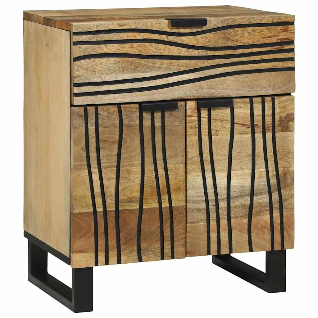 Bedside Cabinet 50x33x60 cm Solid Wood Mango - Merlin Deals