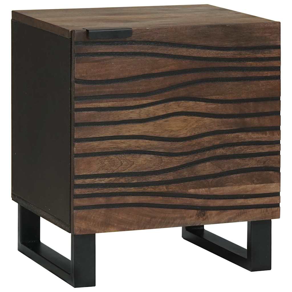 Bedside Cabinet 40 x 33.5 x 46 cm - Solid Mango Wood - Design Hut