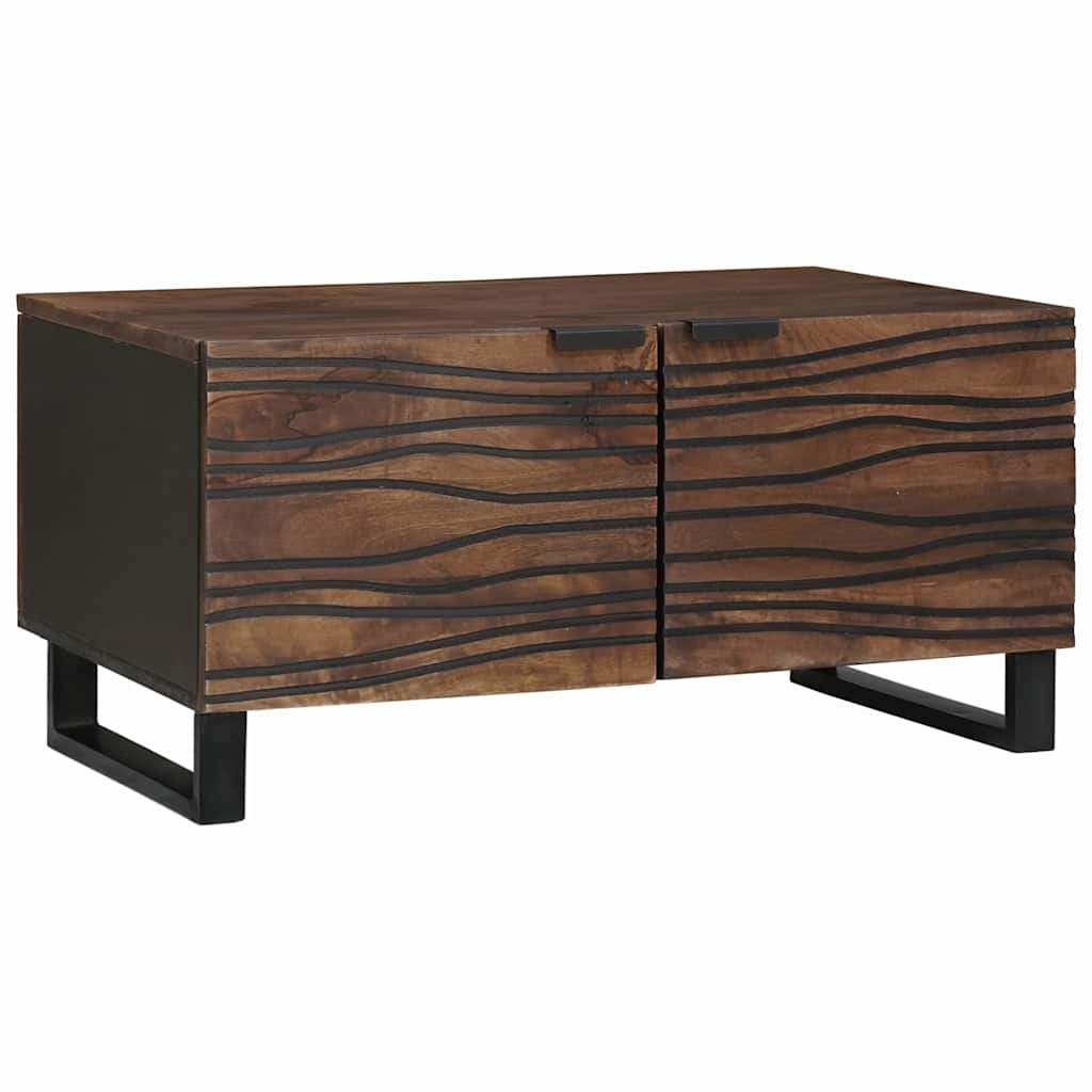 Coffee Table - 80 x 50 x 40 cm, made from solid wood and engineered wood. - Tyrell & Tyrell