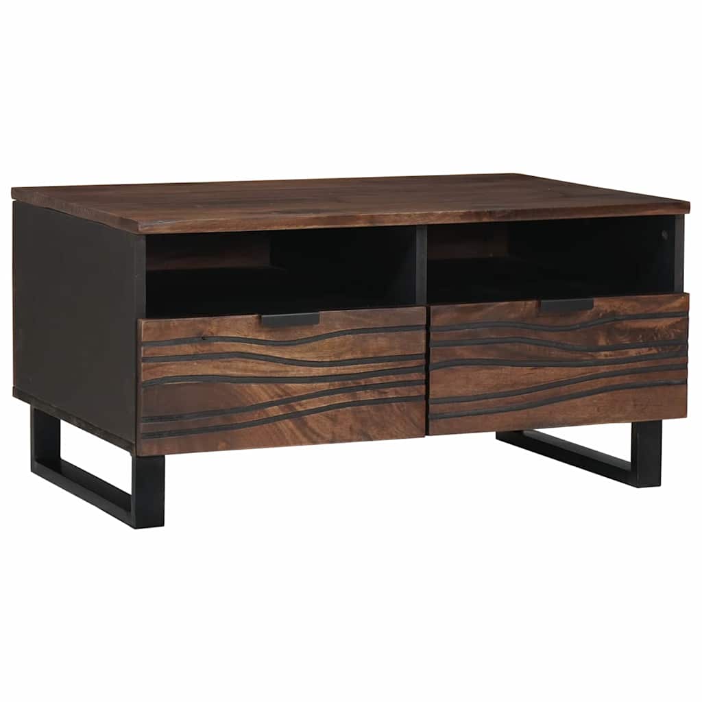 Coffee Table 80x54x40 cm in Solid Mango Wood - The Home Maker