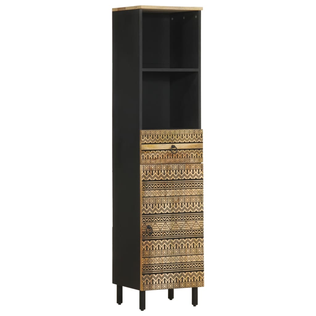Bathroom Cabinet 38x33.5x160 cm Solid Wood Mango - Tyrell & Tyrell