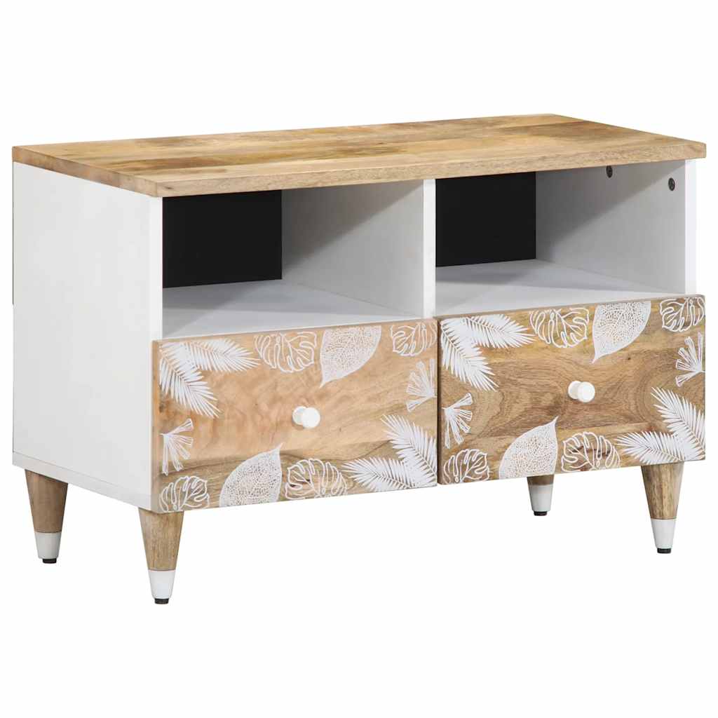 TV Cabinet 70x33.5x46 cm Solid Wood Mango - Decor Base