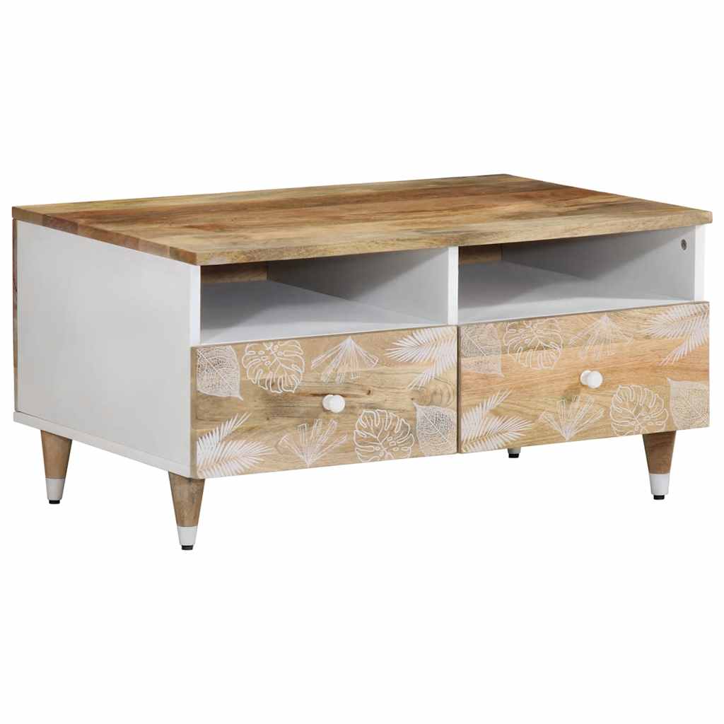 Coffee Table 80x54x40 cm Solid Wood Mango - Style and Chic