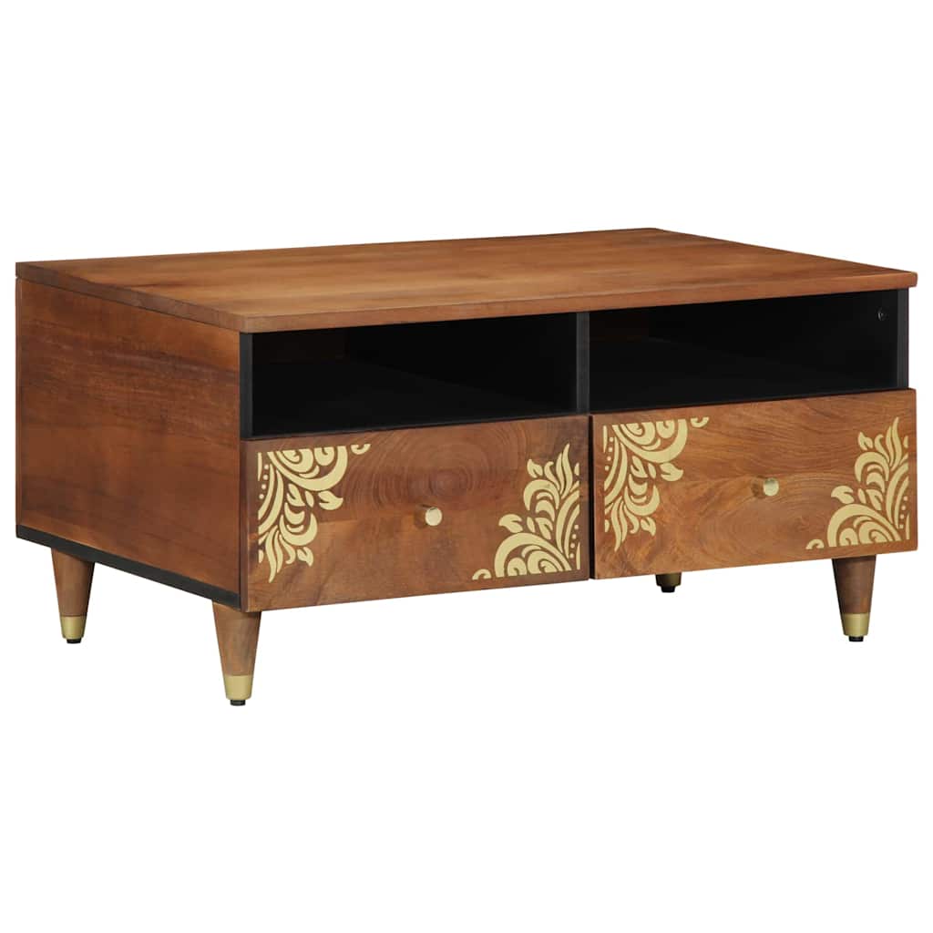 Coffee Table 80x54x40 cm Solid Wood Mango - Sid & Sam