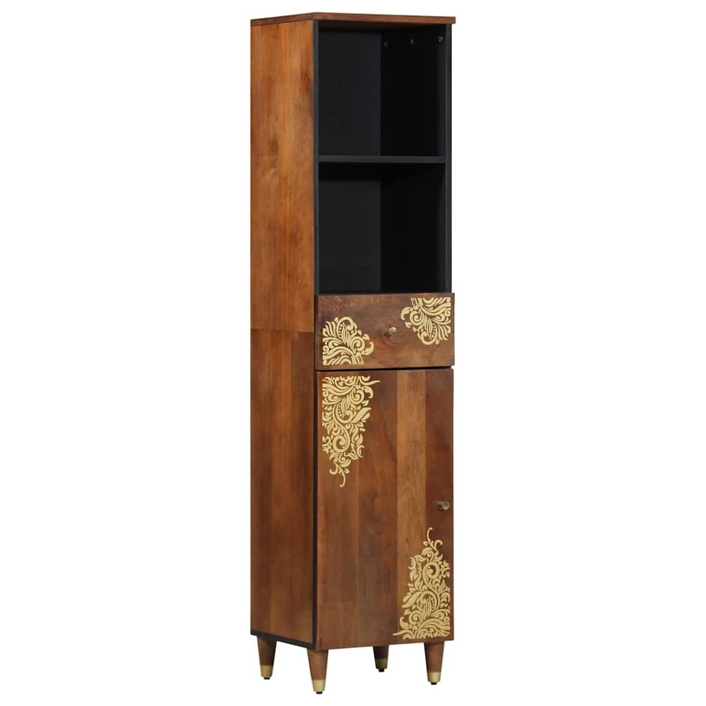 Sideboard 38x33x160 cm Solid Wood Mango - Design Hut