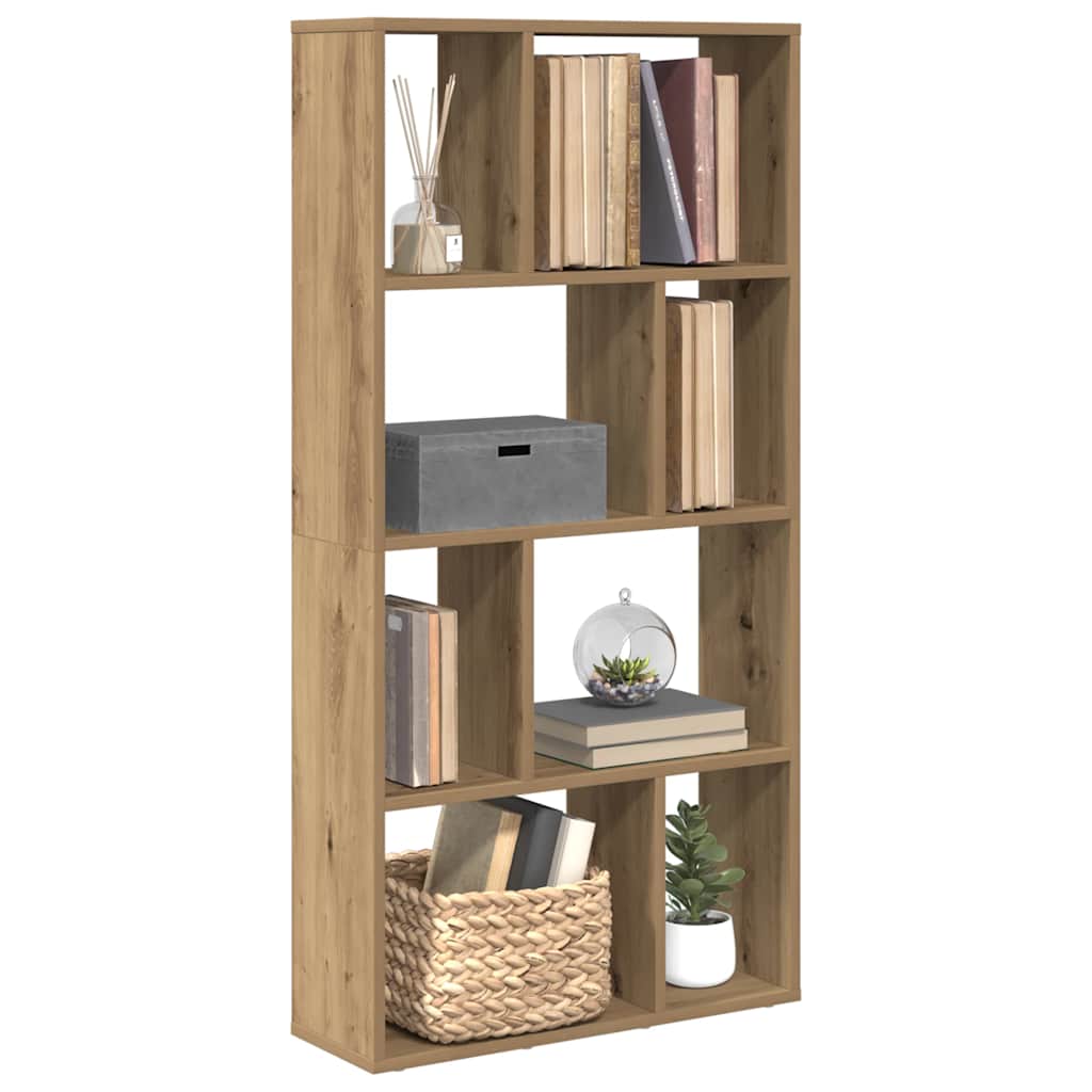 Bookcase Artisian Oak 60x20x120 cm Engineered Wood - The Home Maker
