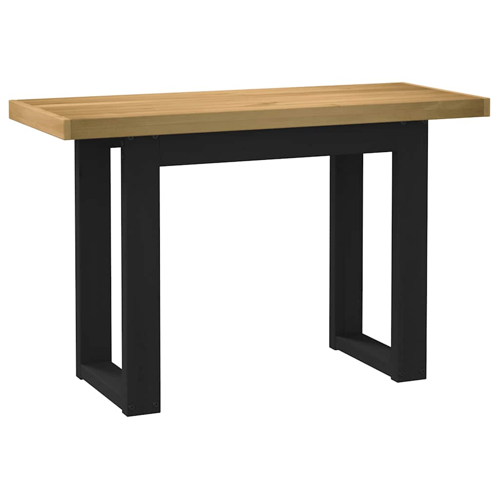 Desk NOAIN U-Shaped Legs 120x50x75 cm Solid Wood Pine - Millennium Furniture