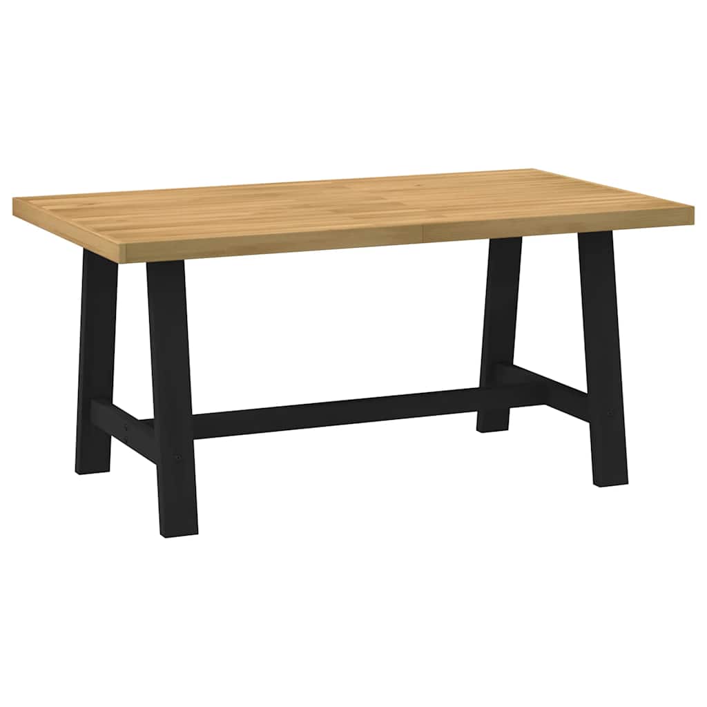 Dining Table NOAIN A-Shaped Legs 160x90x75 cm Solid Wood Pine - R and M Furniture