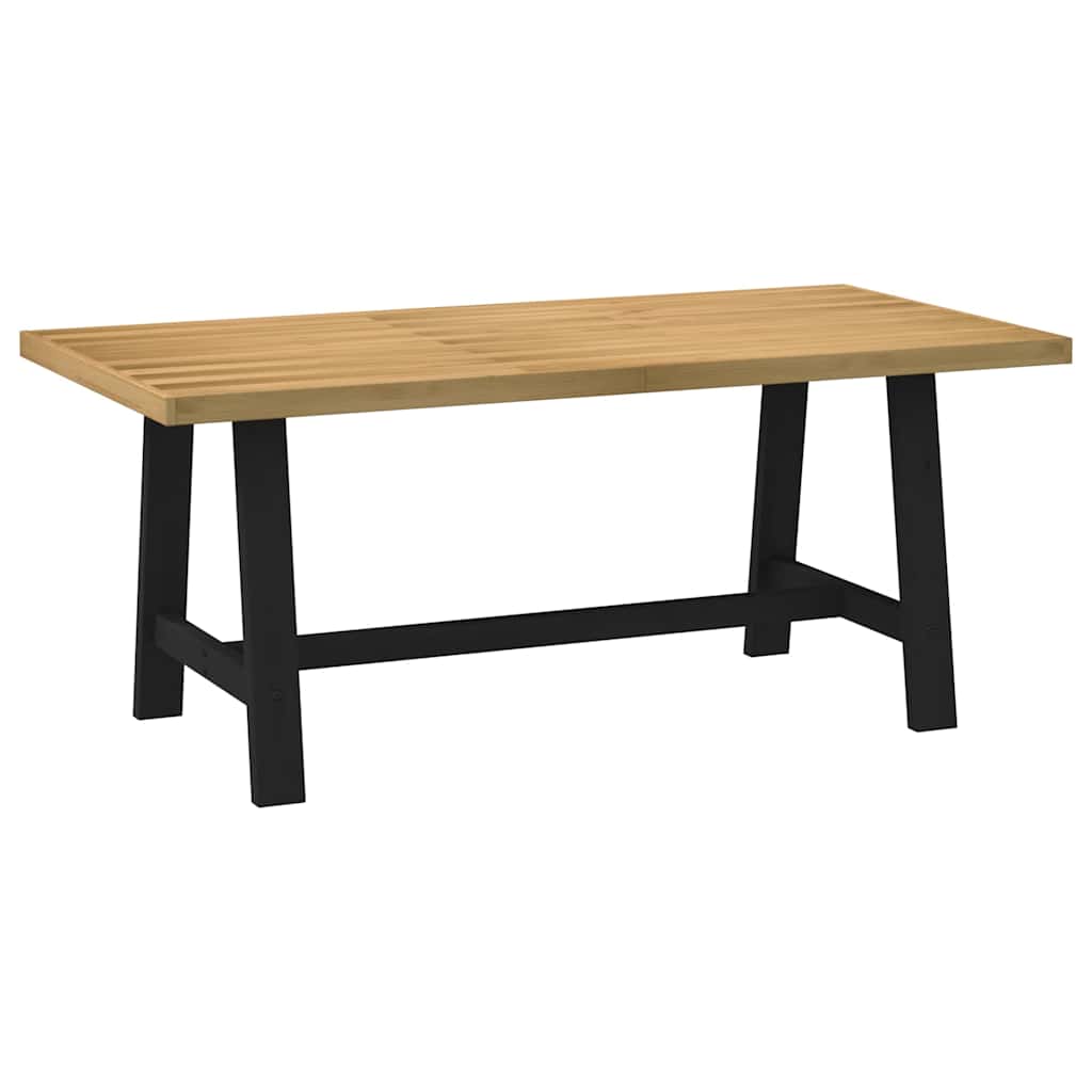 Dining Table NOAIN A-Shaped Legs 180x90x75 cm Solid Wood Pine - Merkel Designers