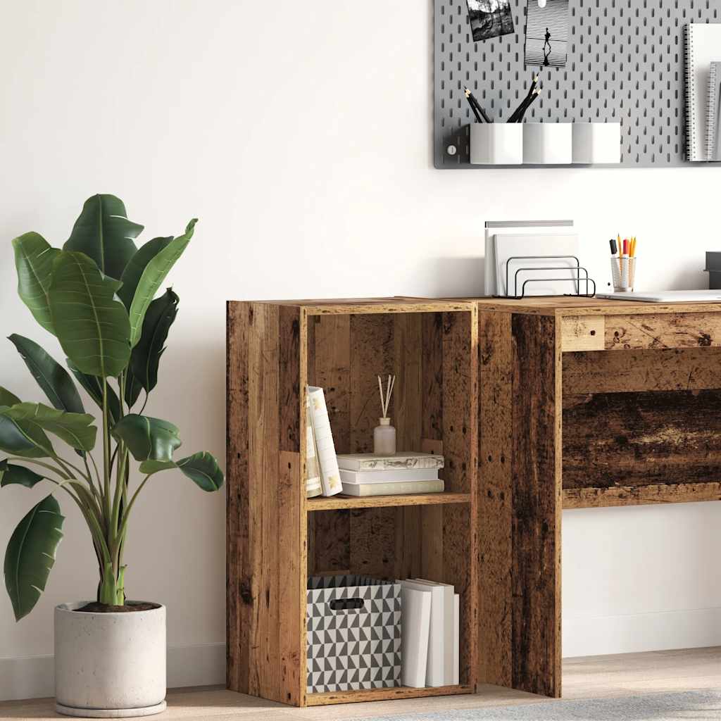 Bookcase Old Wood 40x30x77 cm Engineered Wood - The Home Maker