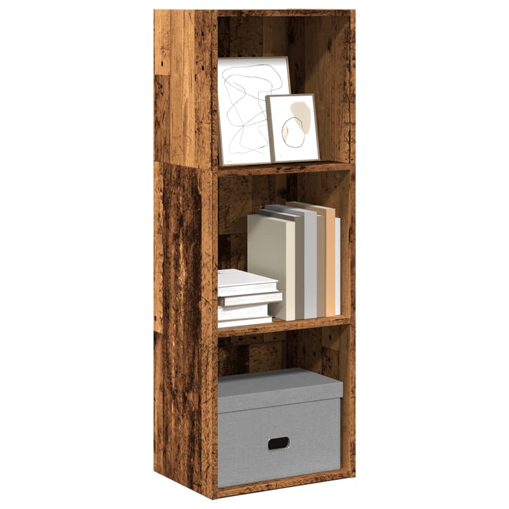 Bookcase Old Wood 40x30x114 cm Engineered Wood - Decor Base