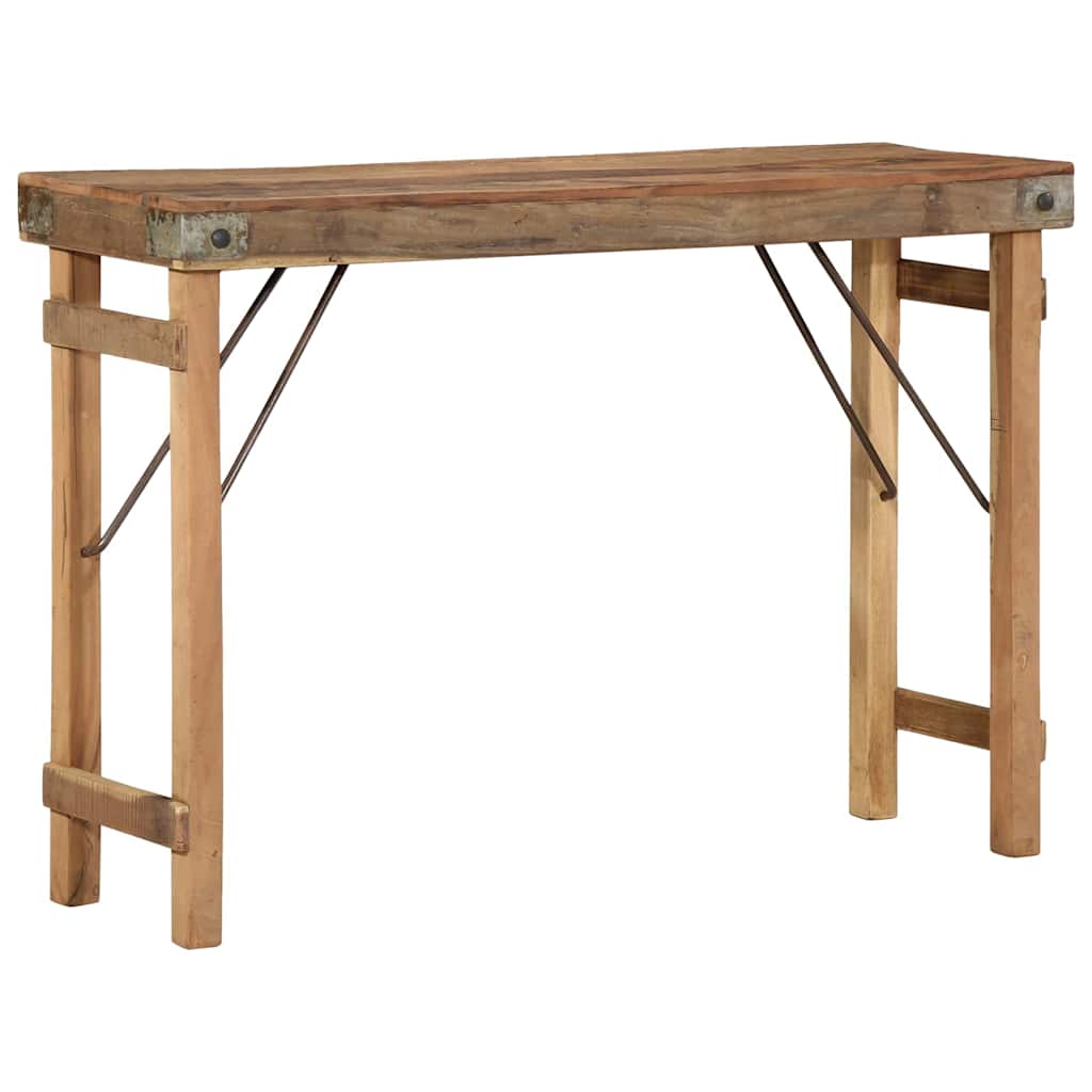 Console Table 110x35x76 cm Solid Wood Reclaimed - Design Hut