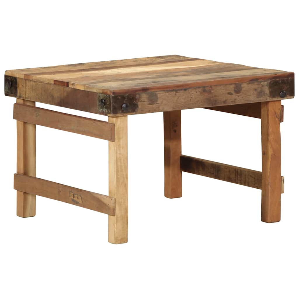 Coffee Table 55x60x40 cm Solid Wood Reclaimed - The Home Maker