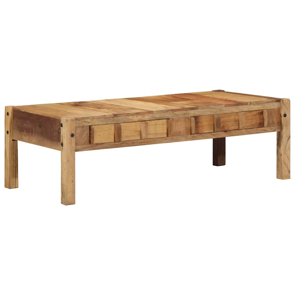 Coffee Table 110x55x35 cm Solid Wood Reclaimed - Discount Dealers