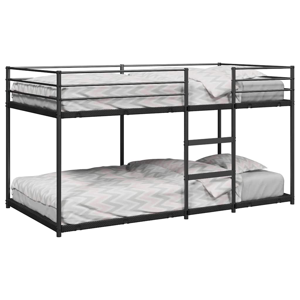 Bunkbed Black 90x190cm Steel - Decor Base