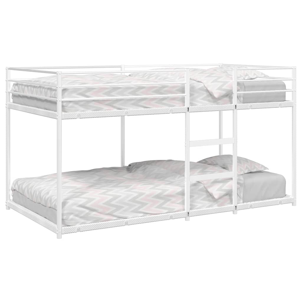 Bunkbed White 80x200cm Steel - Direct Imports