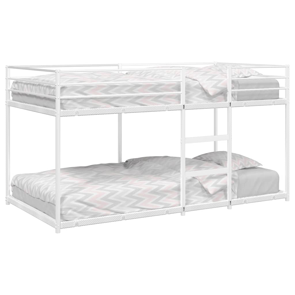 Bunkbed White 90x190cm Steel - Brittle & Co