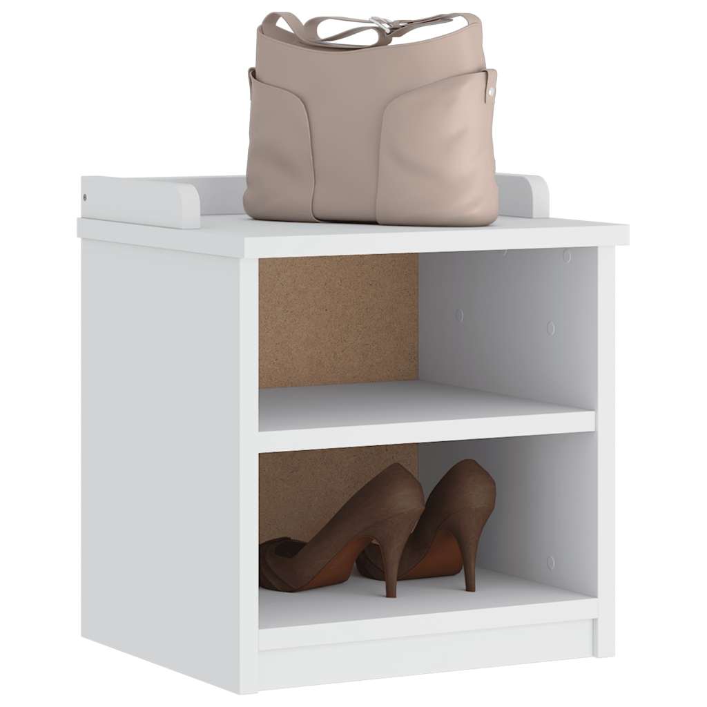 NOMAD Small Hallway Shoe Bench White - Discount Dealers