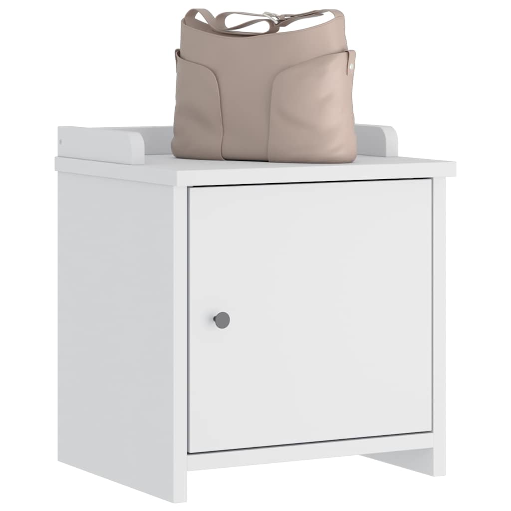 NOMAD Small Hallway Shoe Bench White - Merkel Designers