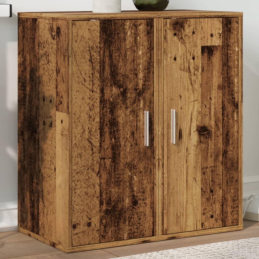SUMMIT Small Shoe Cabinets 2 Pieces Old Wood - All Things Good