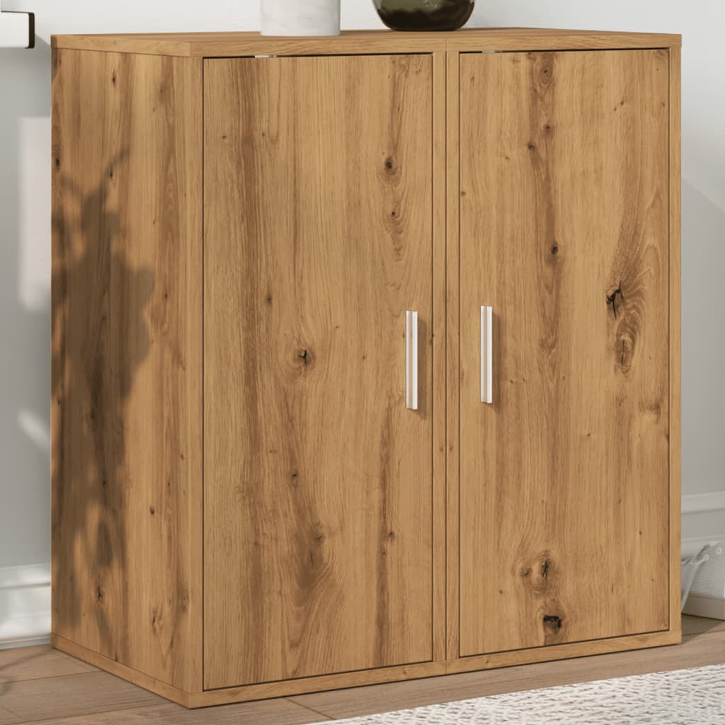 SUMMIT Small Shoe Cabinets 2 Pieces Artisan Oak - Unbeatable Bargains