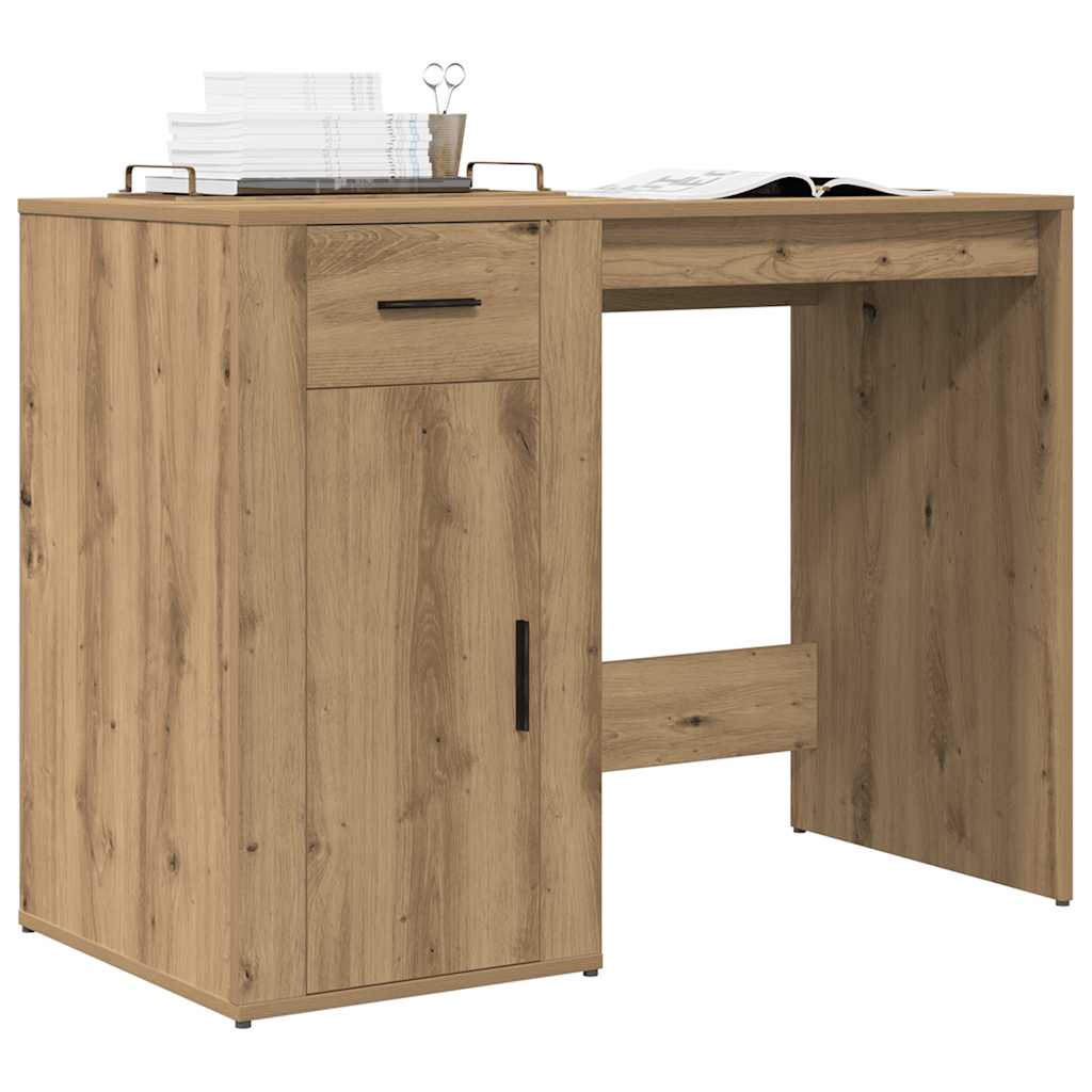 Desk Artisan Oak 100x49x75 cm Engineered Wood - Style and Chic