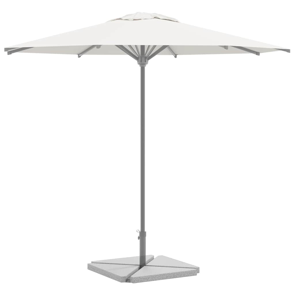 Umbrella Weight Plates 4 pcs Grey Granite Triangular 14 kg - Design Hut