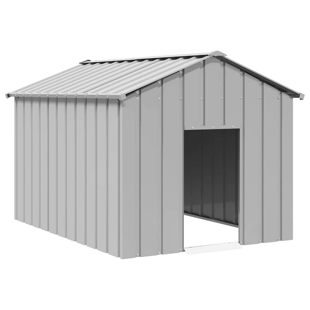 Dog House with Roof 113x153x101 cm Galvanised Steel - Millennium Furniture