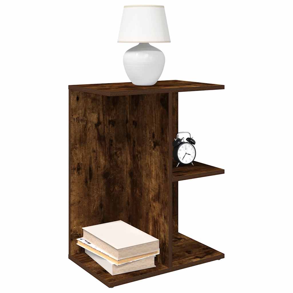 Bedside Tables 2 pcs Smoked Oak 46.5x29x61 cm Engineered Wood - Sid & Sam