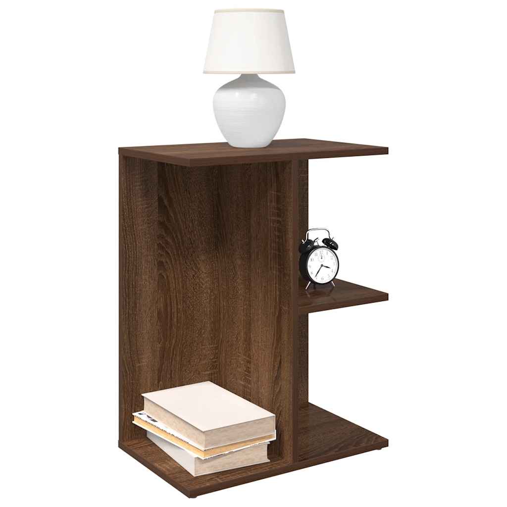 Bedside Tables 2 pcs Brown Oak 46.5x29x61 cm Engineered Wood - Merkel Designers